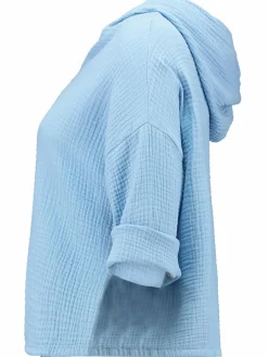 Hailys MA44DDY Musselinbluse mit Kapuze