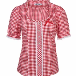 Hailys VI44CKI Trachtenbluse kariert