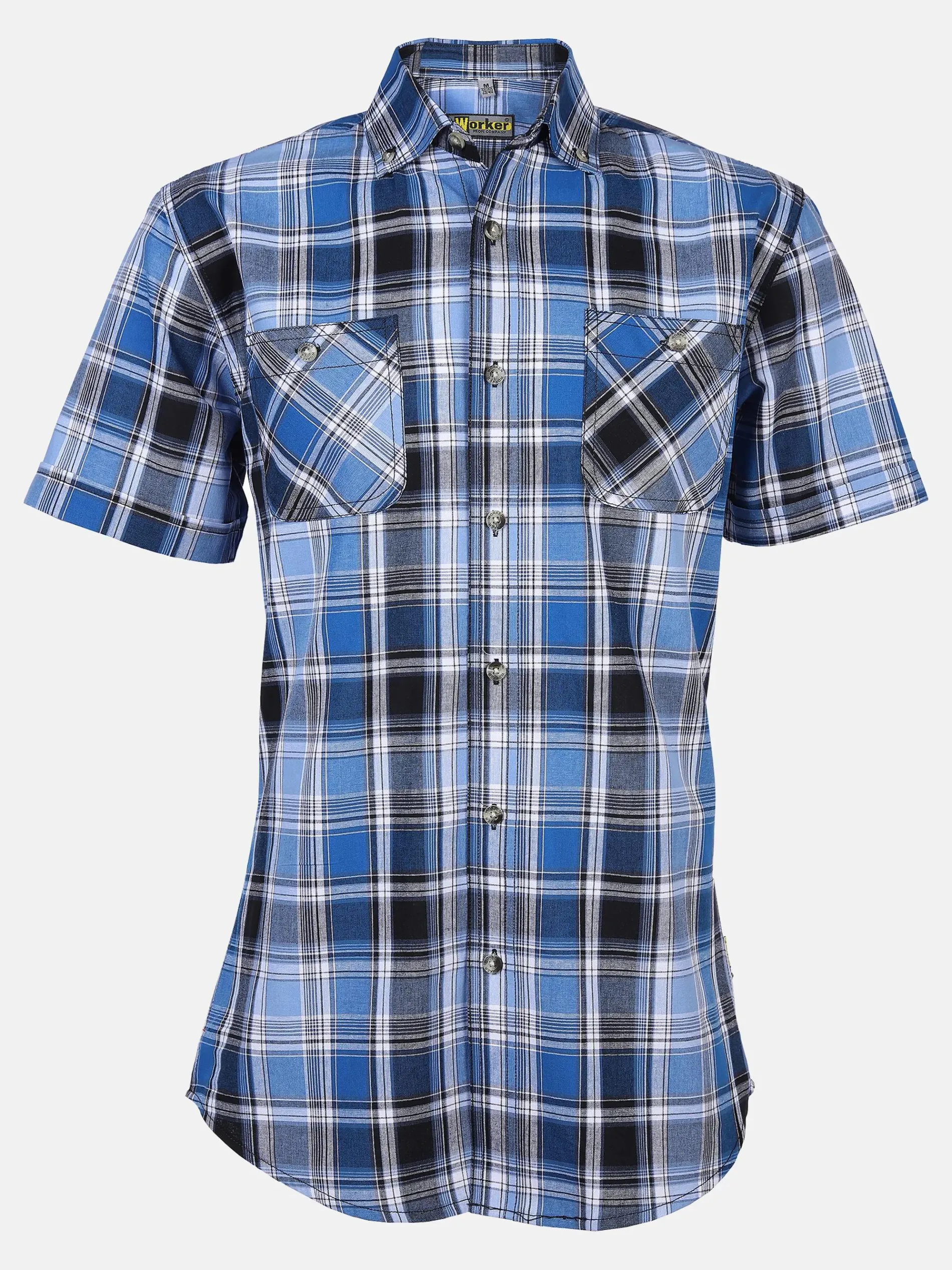 Herren Arbeitshemd mit kurzem Arm