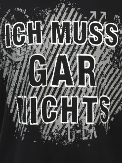 Herren Arbeitsshirt mit Frontspruch