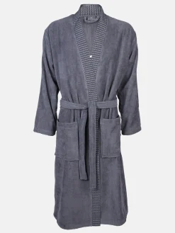 Herren Bademantel in Kimonoform