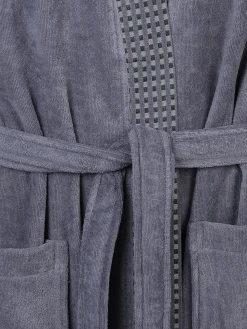 Herren Bademantel in Kimonoform