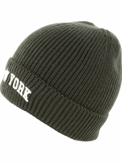 Herren Beanie in Rippoptik