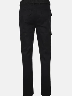 Herren Cargohose mit Flechtgürtel