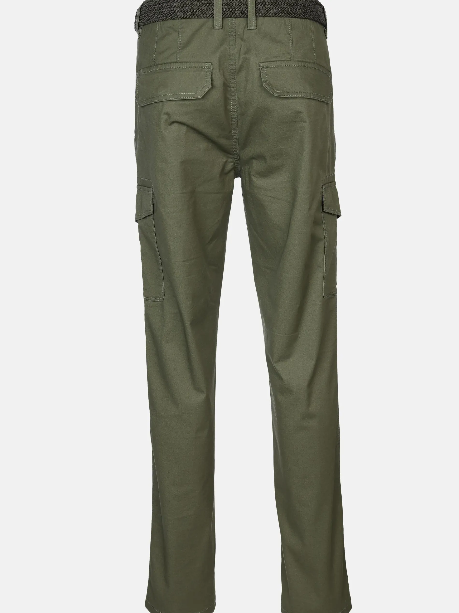 Herren Cargohose mit Flechtgürtel