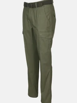Herren Cargohose mit Flechtgürtel
