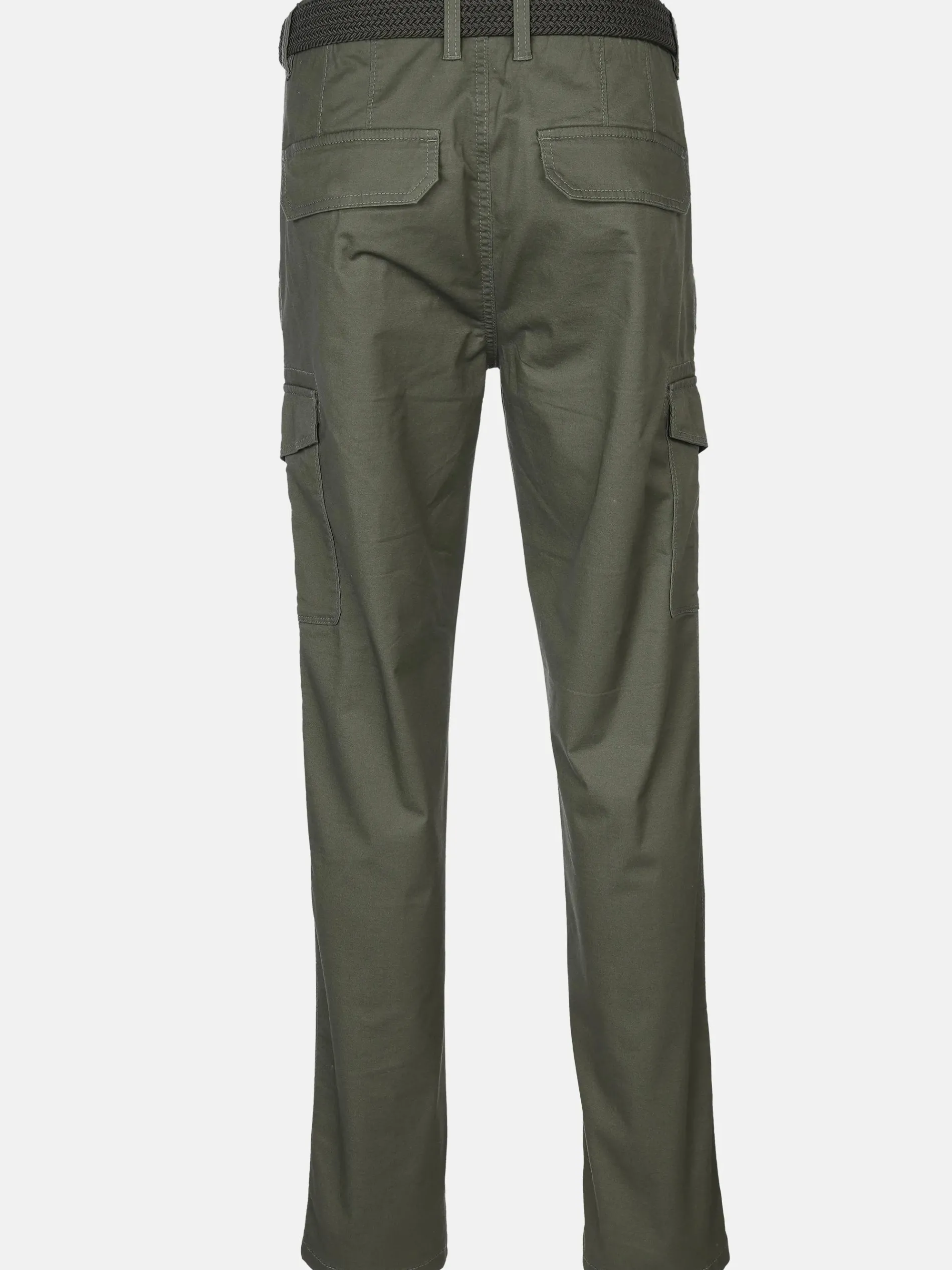 Herren Cargohose mit Flechtgürtel