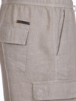 Herren Cargoshorts aus Leinen