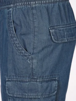 Herren Cargoshorts mit Bindekordel