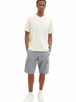 Herren Cargoshorts mit Flechtgürtel