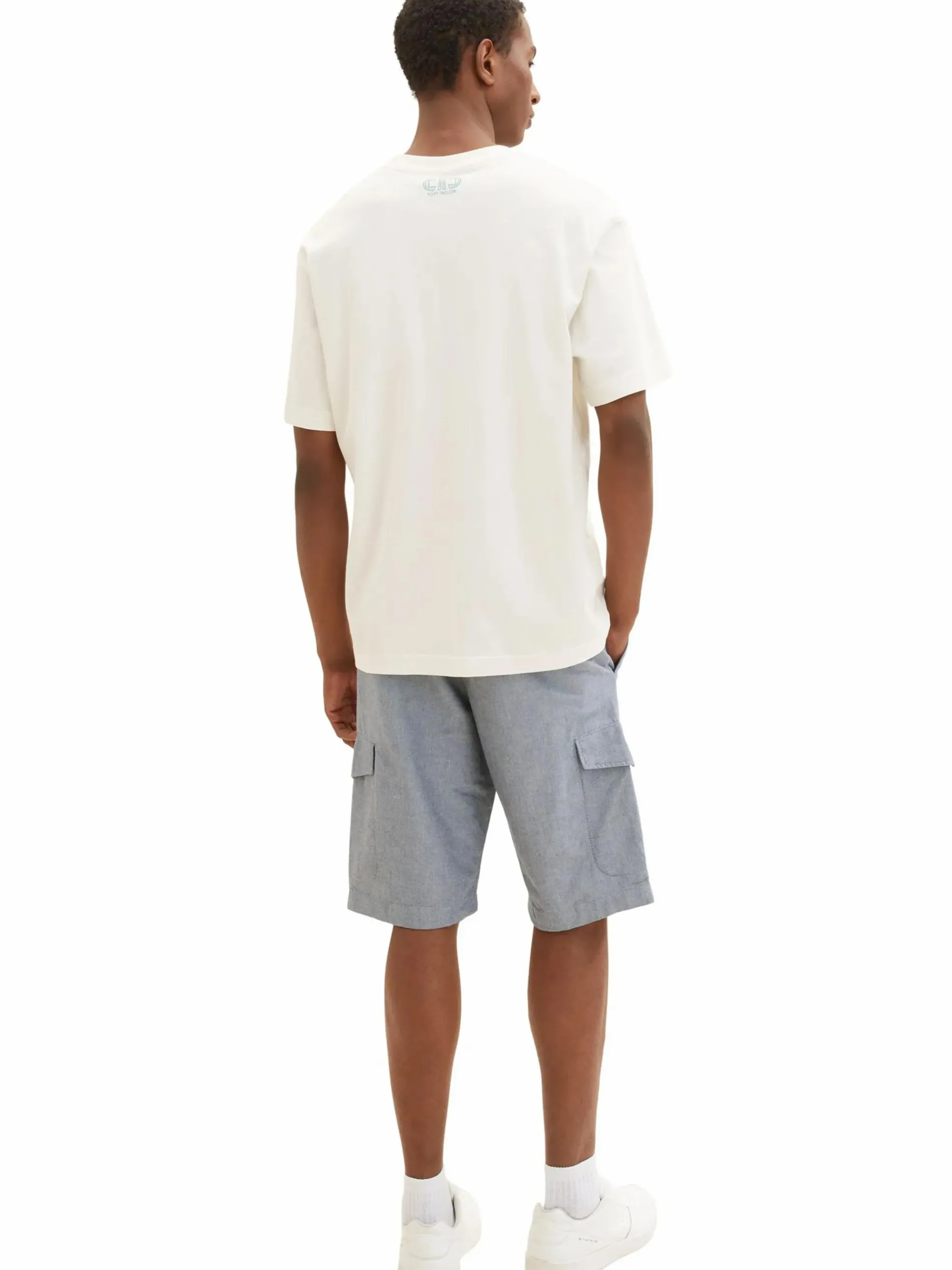 Herren Cargoshorts mit Flechtgürtel