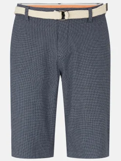 Herren Chino Bermuda mit Minimalprint