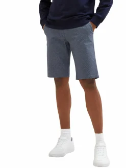 Herren Chino Bermuda mit Minimalprint