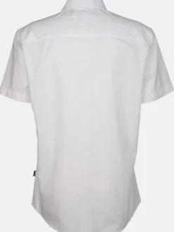 Herren Cityhemd mit halbem Arm unifarben