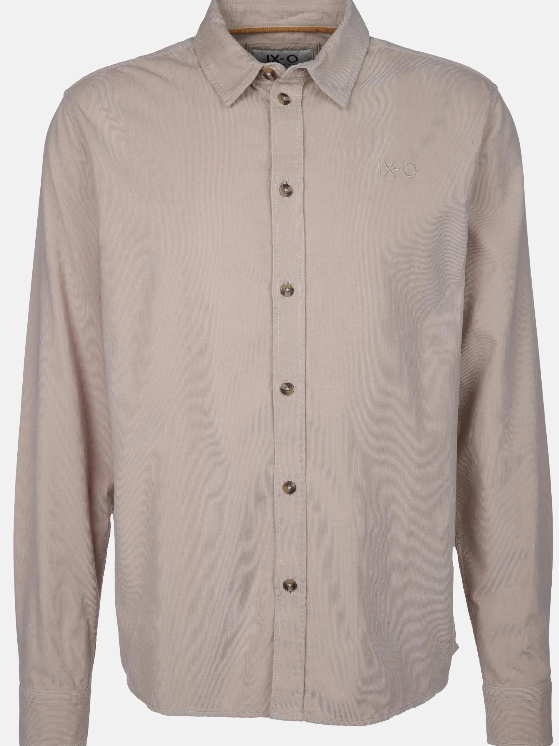 Herren Cordhemd unifarben