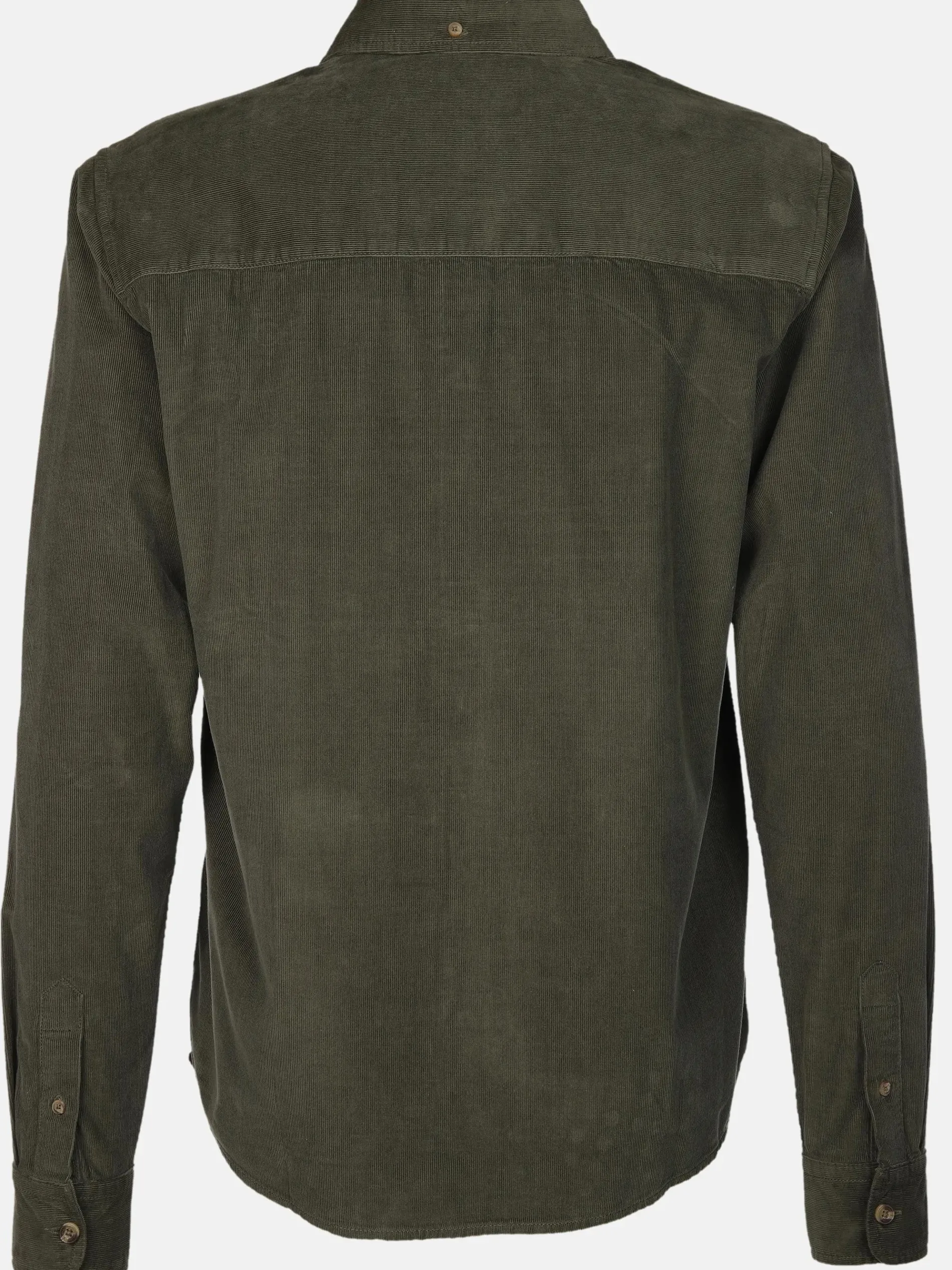 Herren Cordhemd unifarben