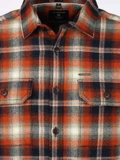 Herren Flanellhemd als Overshirt Melange