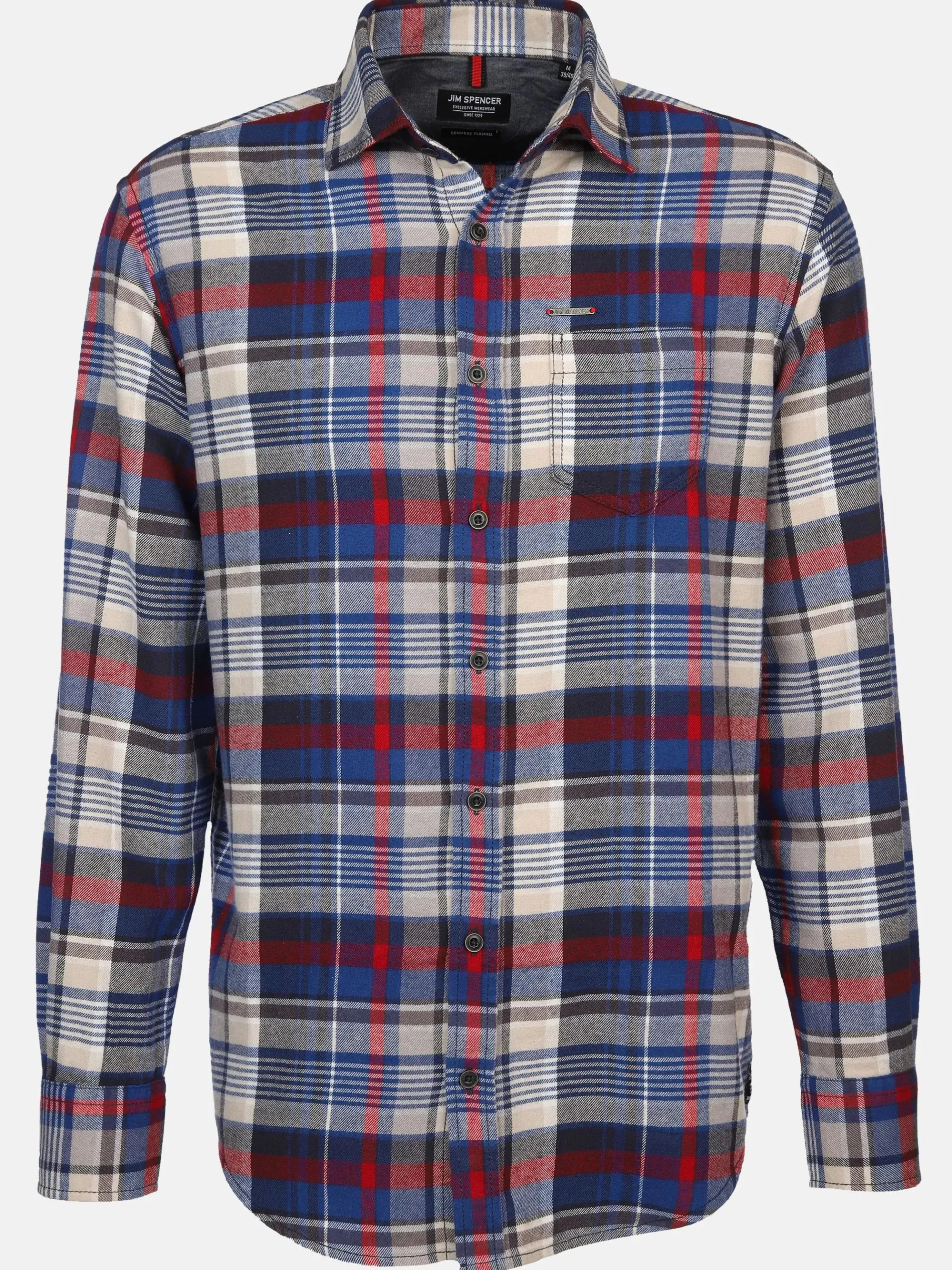 Herren Flanellhemd im Karodessin