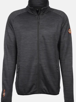 Herren Fleece Jacke meliert