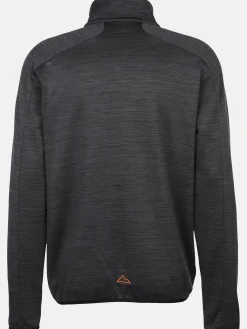 Herren Fleece Jacke meliert