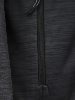 Herren Fleece Jacke meliert