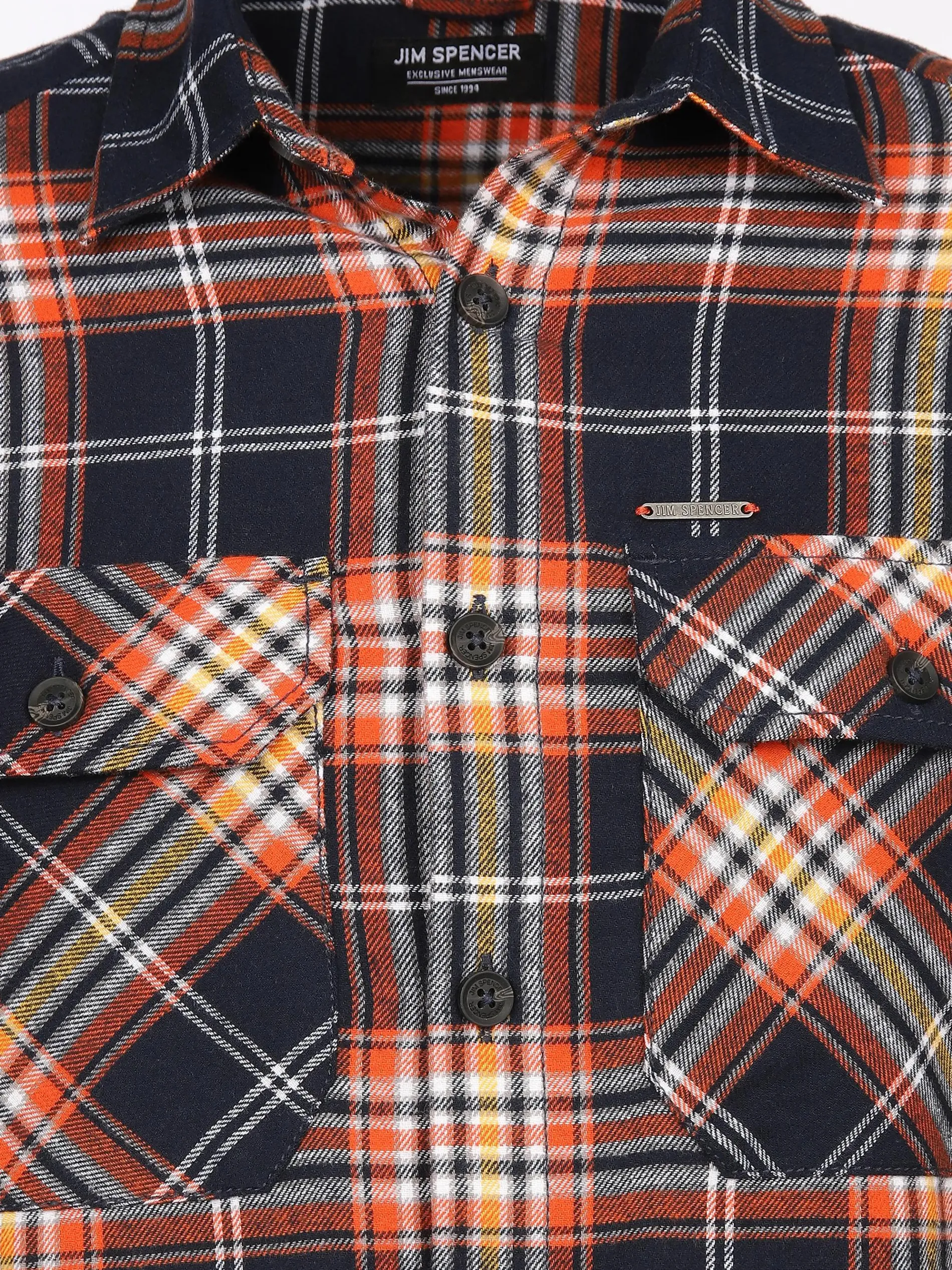 Herren Freizeithemd mit Brusttaschen