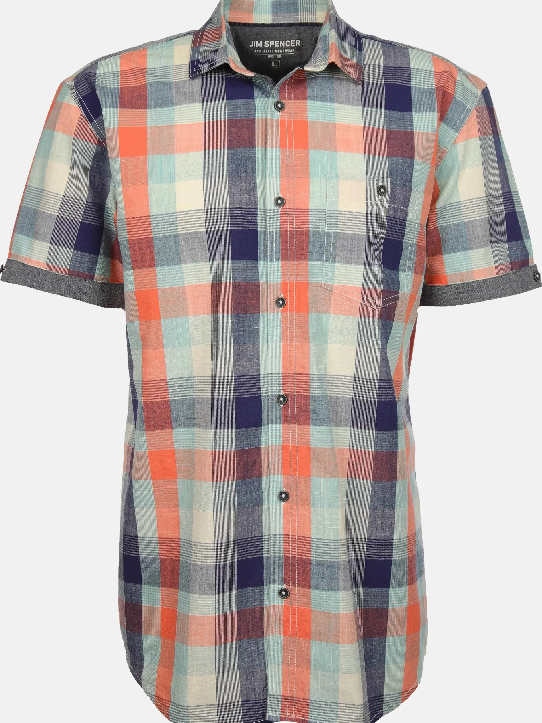 Herren Freizeithemd mit kurzen Ärmeln