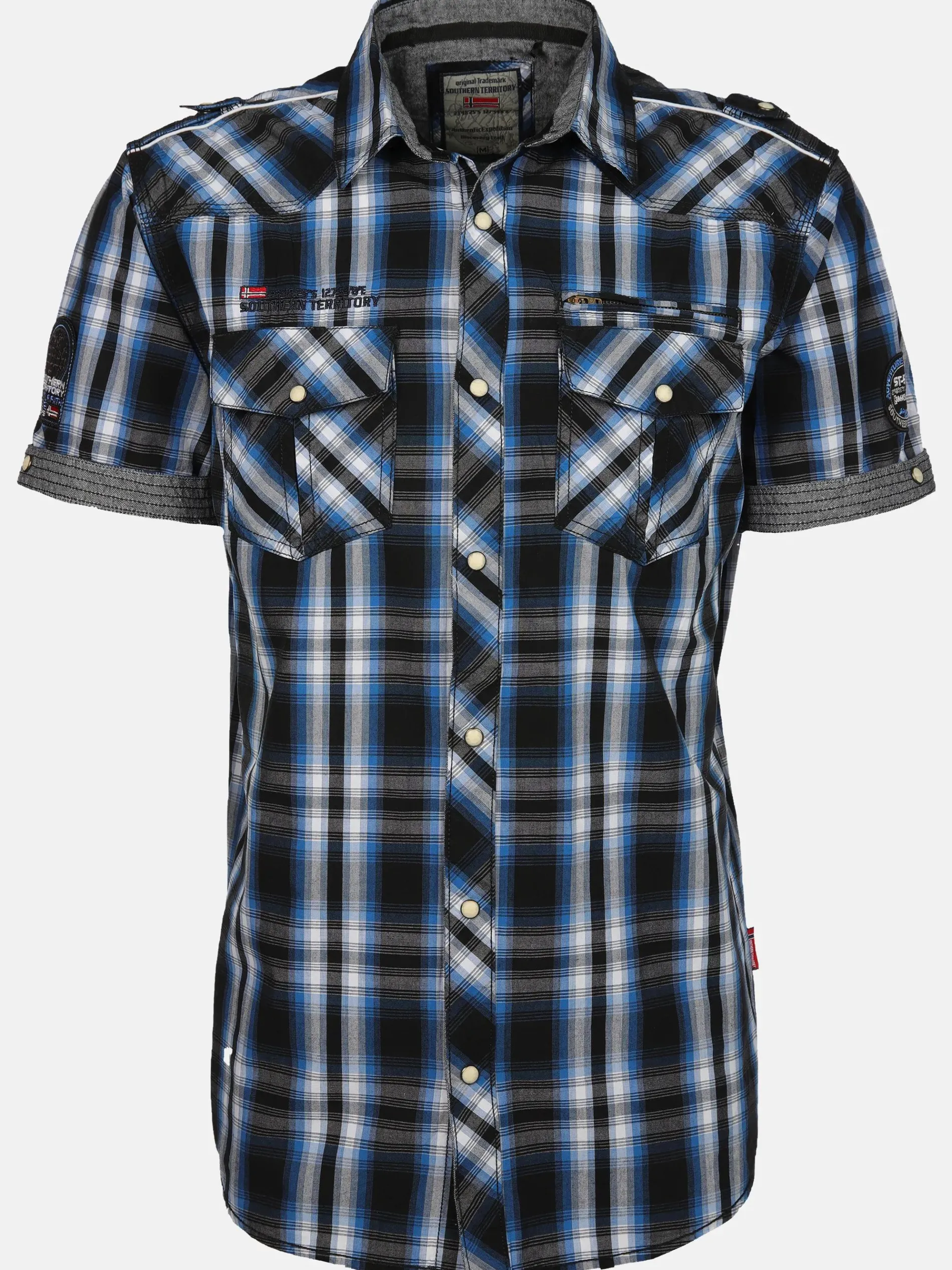 Herren Freizeithemd mit kurzem Arm