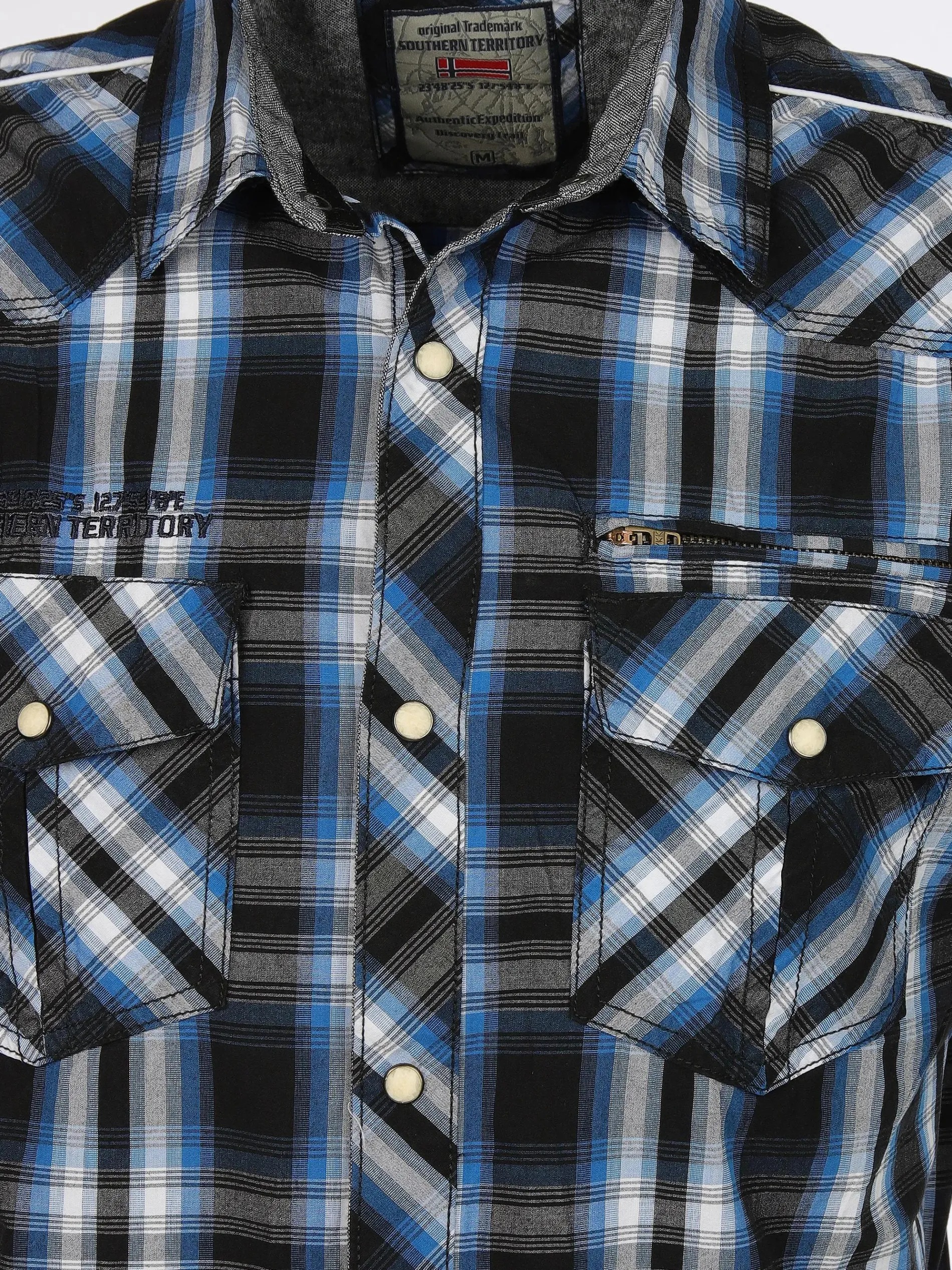 Herren Freizeithemd mit kurzem Arm