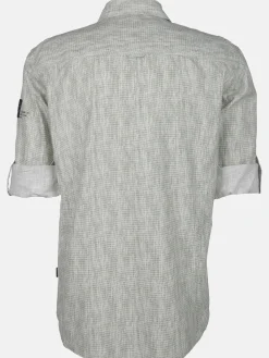 Herren Freizeithemd mit langen, krempelbaren Ärmeln