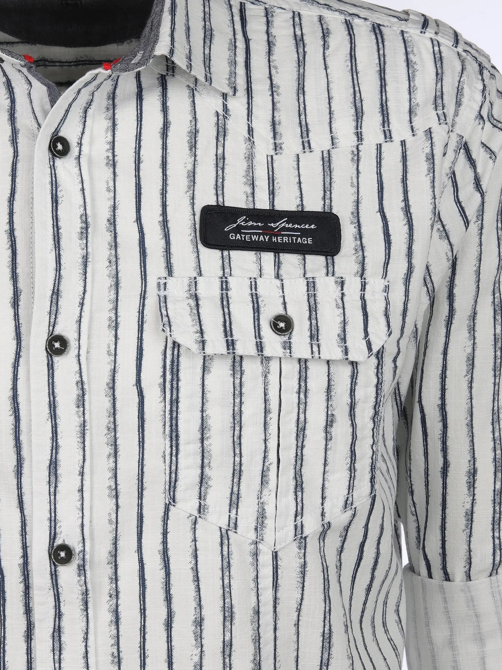 Herren Freizeithemd mit langen, krempelbaren Ärmeln