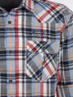 Herren Freizeithemd mit langen, krempelbaren Ärmeln