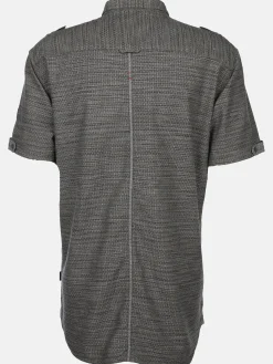 Herren Freizeithemd mit Stehkragen