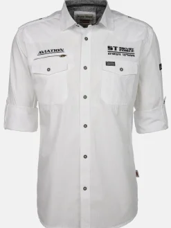 Herren Freizeithemd mit Stickerei