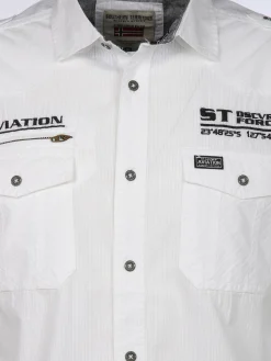 Herren Freizeithemd mit Stickerei