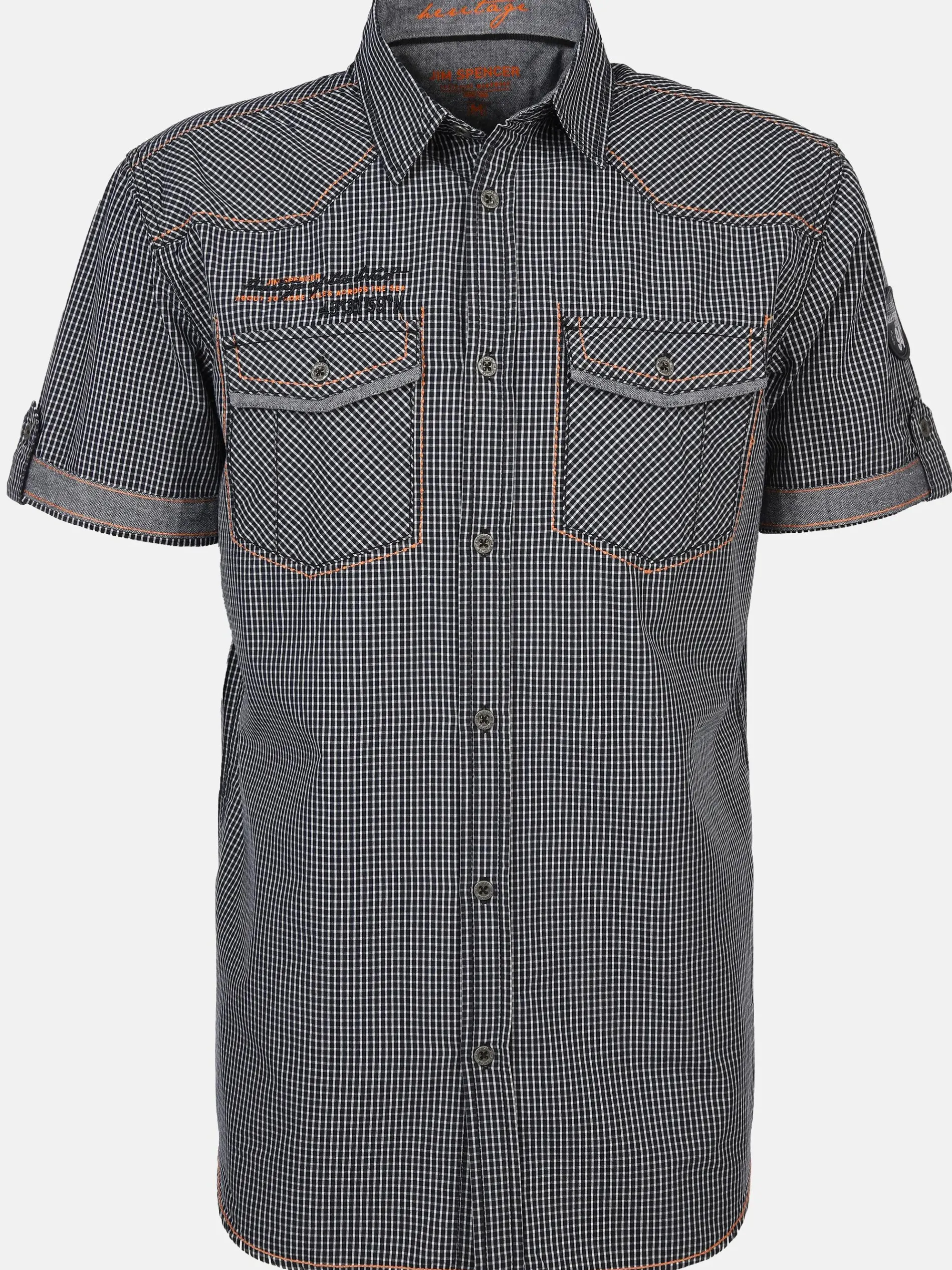 Herren Freizeithemd mit Stickerei