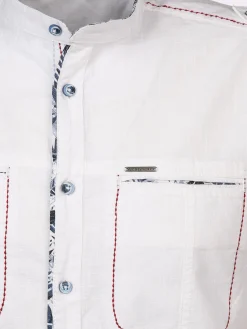 Herren Freizeithemd mit Stehkragen