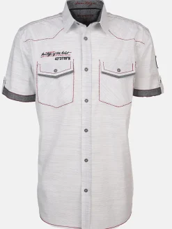 Herren Freizeithemd mit Stickerei