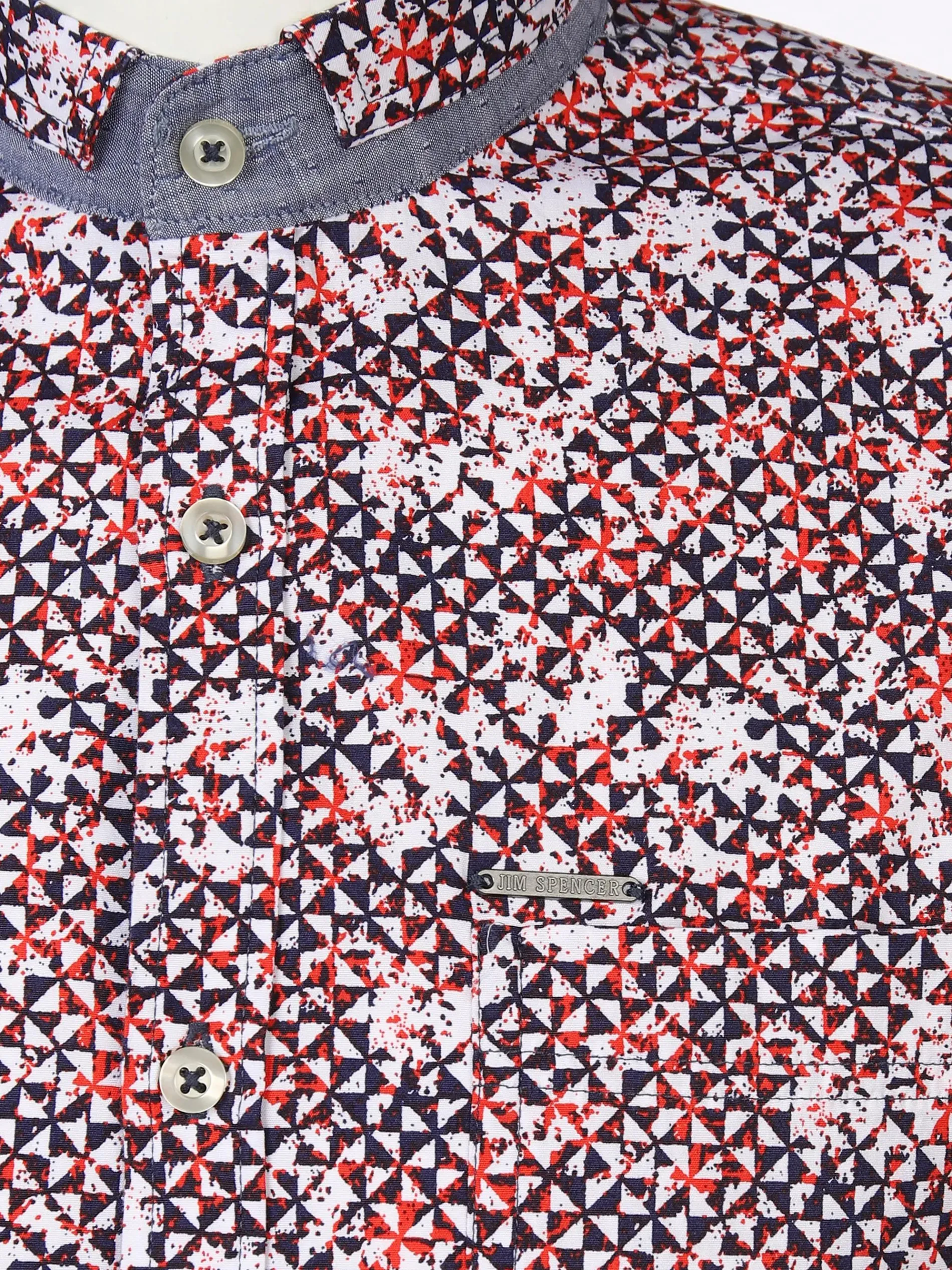 Herren Freizeithemd mit vielen Details