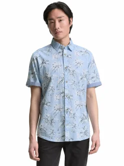 Herren Hemd mit Palmen