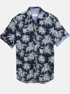 Herren Hemd mit Palmen