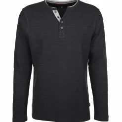 Herren Henley Strickshirt