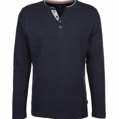 Herren Henley Strickshirt