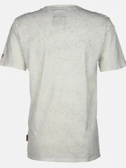 Herren Henleyshirt im Used Look