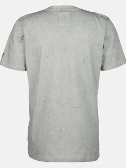 Herren Henleyshirt im Used Look