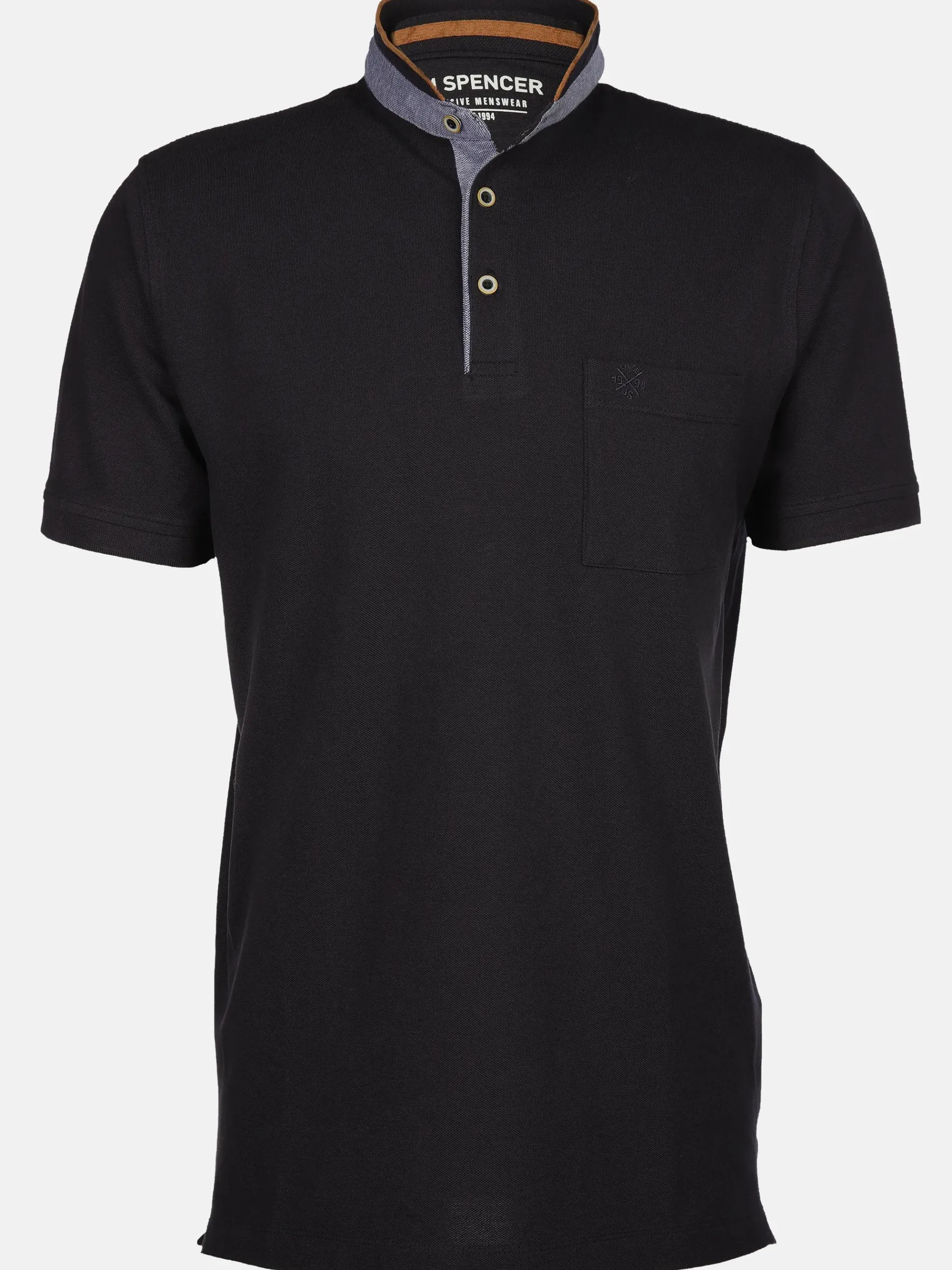 Herren Henleyshirt mit Brusttasche