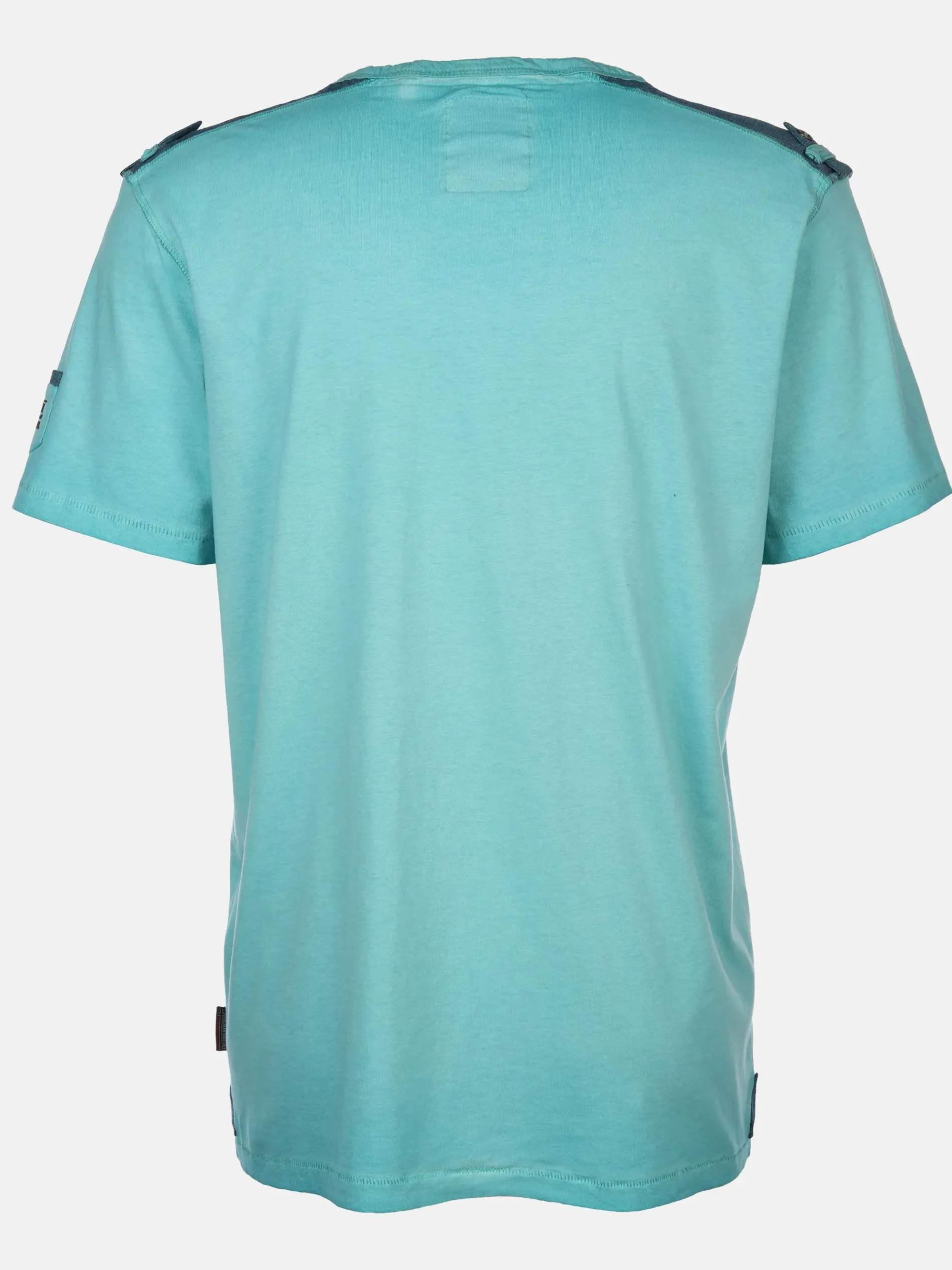 Herren Henleyshirt mit Frontprint