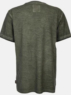 Herren Henleyshirt mit 2in1 Kragen