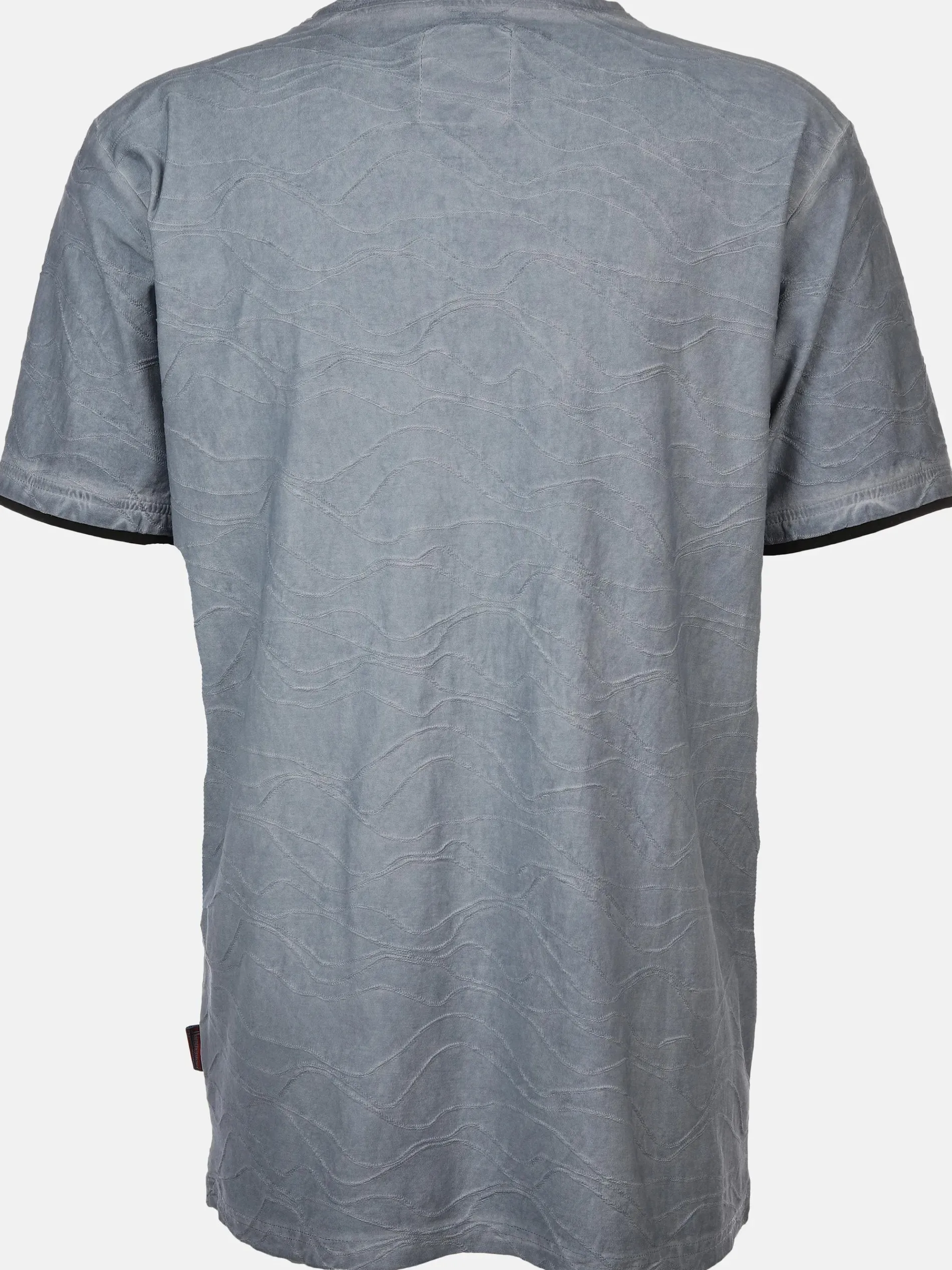 Herren Henleyshirt mit 2in1 Kragen