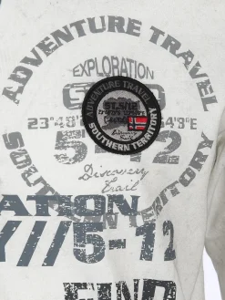 Herren Henleyshirt mit langem Arm